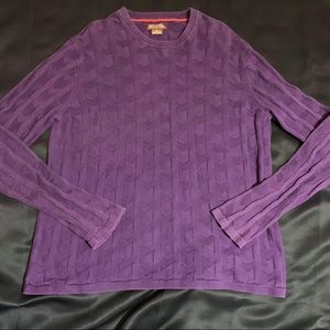 Michael kors long sleeve purple sweater size M